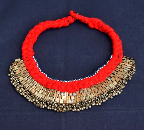 Afghanische Kuchi Halskette Stammesseil Schmuck Böhmischer Tanz Boho Kragen - Bild 4 von 4