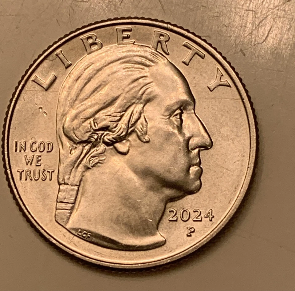 2024 P Error Quarter  Extremely Rare Multiple Errors - Image 2 of 3