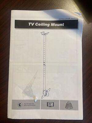 TV Mount Bracket Adjustable Ceiling Tilt Swivel LED LCD Plasma 23 32 37 40 42''