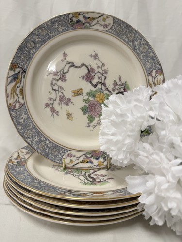 (6) Lenox 'Ming' (Black Mark) 8.25 Inch SALAD PLATES