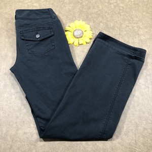 London-Jean-Womens-Christie-Fit-Flare-Leg-Pants-Size-4-Tall-Stretch-Black-as459
