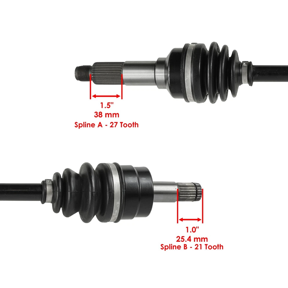 Eje articulado CV completo delantero derecho para Yamaha Grizzly 450 YFM450FG 4x4 2008-2014 Foto 3 de 4
