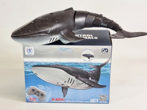 Control Remoto Dinosaurio Niños Ballena Tiburón Buceo Rc Barco Luz Spray Agua Juguete - Imagen 6 de 24