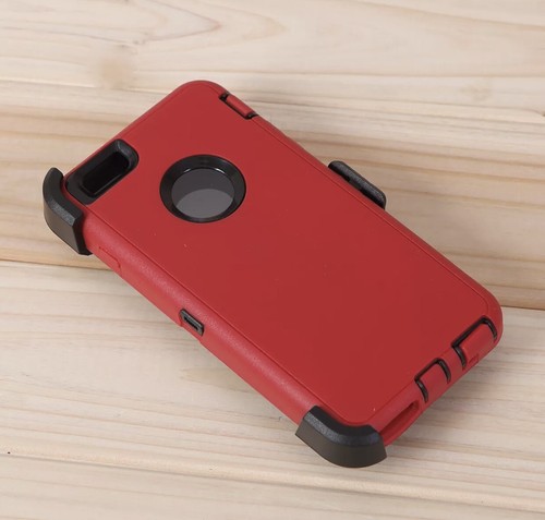 For iPhone 6P & iPhone 6s Plus 5.5" Defender Hard Shell Case w/Holster Belt Clip - Picture 26 of 66