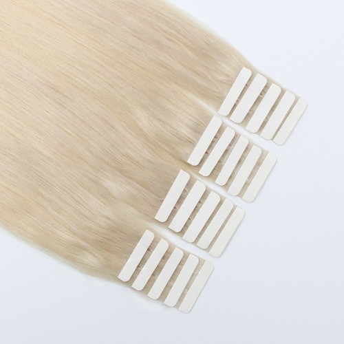 Seamless Tape In Hair Extensions Pu Skin Invisible Glue Russian Human Hair 12A - Picture 53 of 88
