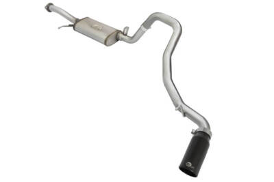 aFe MACH Force-Xp 2-1/2'' 304 Exhaust System Black Tip Patrol Y61 01-19 TB48DE