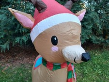 LED Reindeer Airblown Inflatable 3.5 FT Christmas Yard Decoration