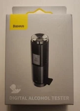 NEW! NIB SEALED BASEUS Electronic Breathalizer Digital  LCD Display  (Black)