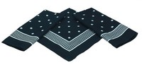 Betz 3Er Pack Nickituch Bandana Kopftuch Halstuch Klassischem Punktemuster