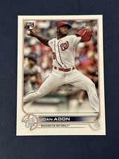 2022 Topps Series 2 Joan Adon Rookie #360 Washington Nationals RC (Q)