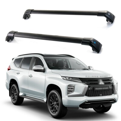 2PCS Cross Bar Fits For Mitsubishi Pajero Sport 2015-2024 Roof Rail Luggage  Bars
