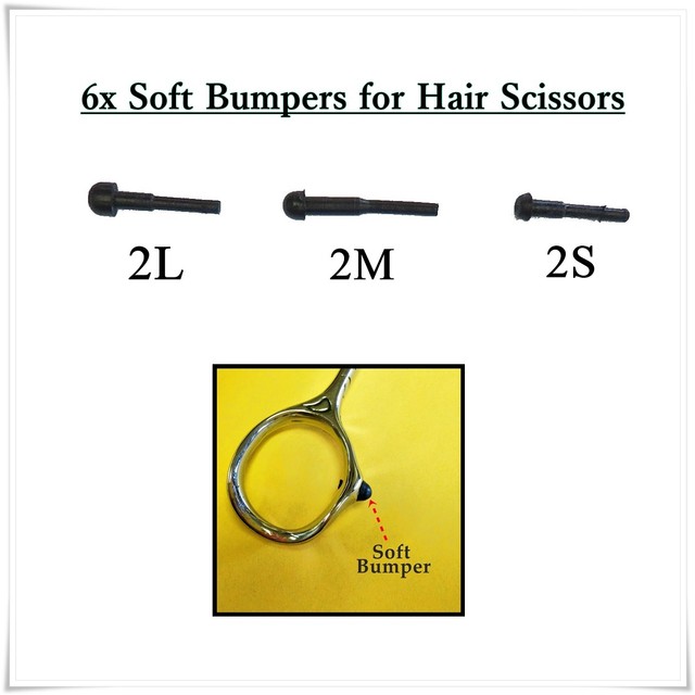 2L 2M 2S Replacement Rubber Bumper Hair Scissors Barber Shears Parts