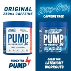 Stim Free Pre Workout Powder Pump 3G Creatine, Amino Acids, Vit B - 25 Servings