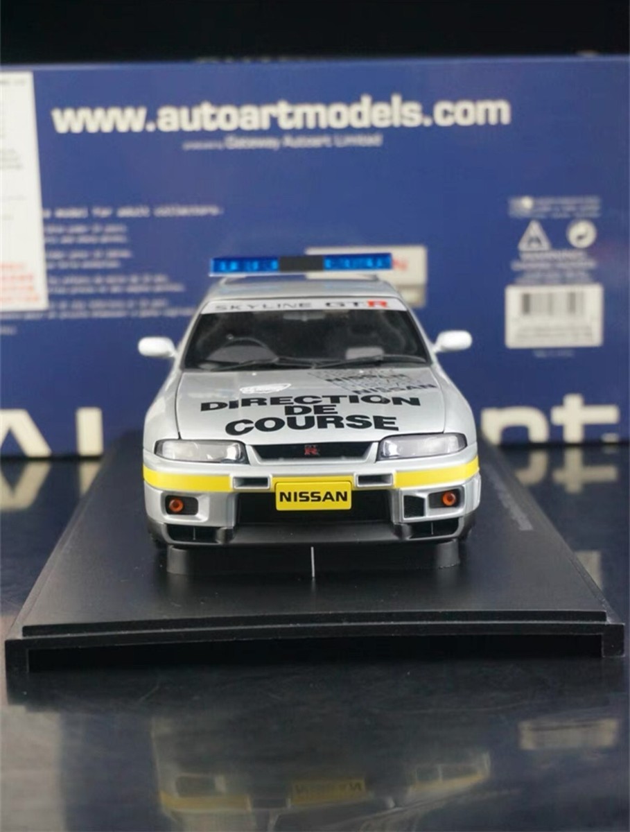 オートアート R33 GT-R ルマン ペースカー RARE* AUTOart 1/18 Nissan Skyline GT-R R33 Le Mans Pace Car 2000