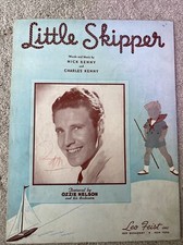 1939 LITTLE SKIPPER Sheet Music OZZIE NELSON by Nick, Charles Kenny
