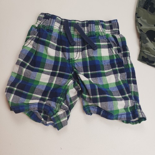 Gap Boys toddler Shorts Gap XS Camo Bermuda and Gymboree 2T Plaid Cotton - Picture 3 of 8