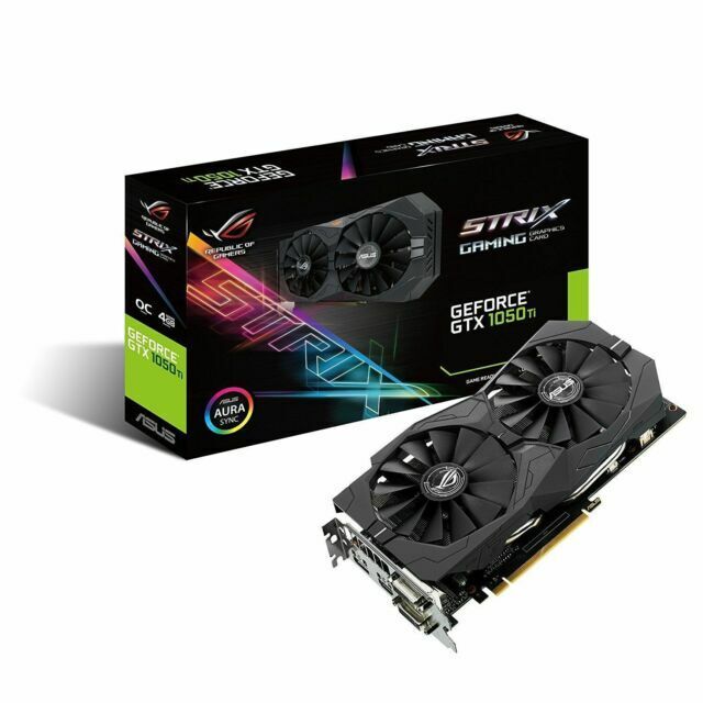 Asus Nvidia Geforce Gtx 1050 Ti Strix Oc Gaming 4gb Gddr5 For Sale Online Ebay