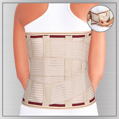 Rücken Bandage Protect Comfort mit Klettverschluss Baumwollgestrick MSHB5244-M