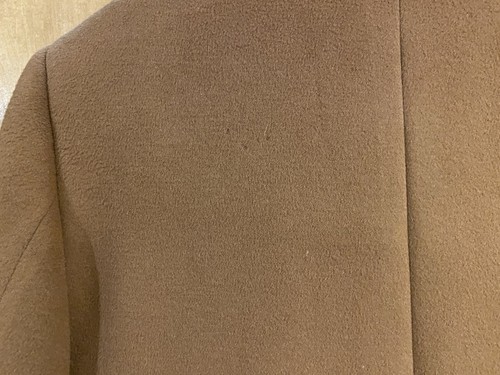 Custom H&R Block Henry Bloch Founder Camel Hair Overcoat 44R slim Fit Bespoke - Picture 15 of 22