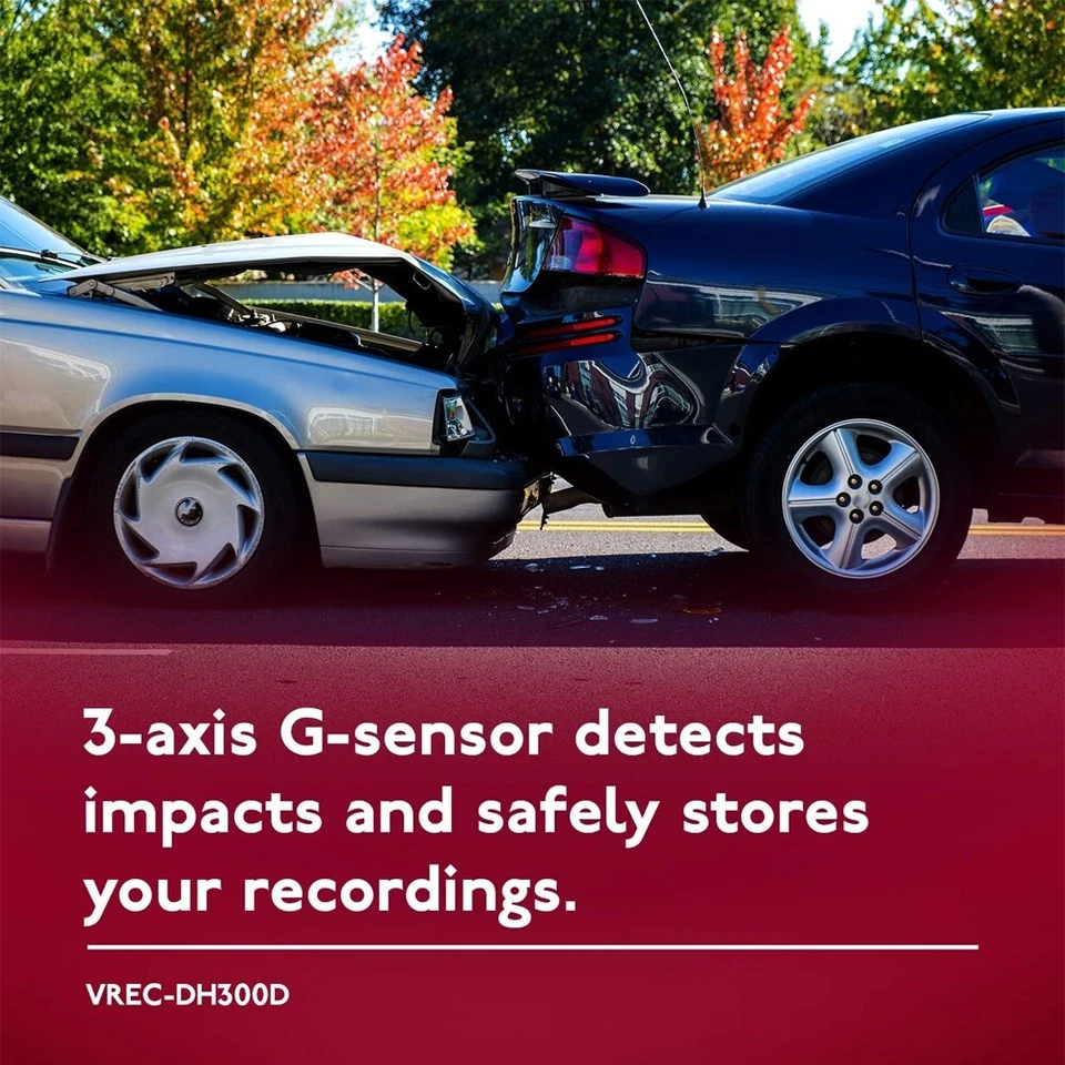 Pioneer VREC-DH300D HD Dash Camera  3” Screen Front & Rear Dual Recording / GPS - Image 4 of 4