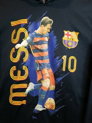 FC Barcelona MESSI 10 ジャージ FC Barcelona Messi #10 Jersey Adult Medium Unicef Sponsor Red Blue