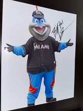 Billy the Marlin Miami Marlins Mascot signed 8x10 photo