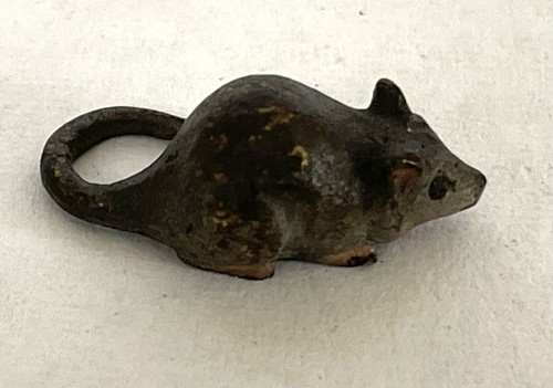 Miniatur kaltbemalte Bronze Maus Wien Antik - Bild 6 von 6
