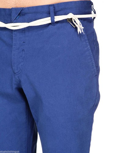 Pantalones chinos Eleven Paris de algodón de ajuste ajustado para hombre - Imagen 35 de 51