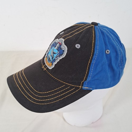 Harry Potter RAVENCLAW Baseball Cap Wizarding World Universal Orlando Black Blue - Picture 3 of 17