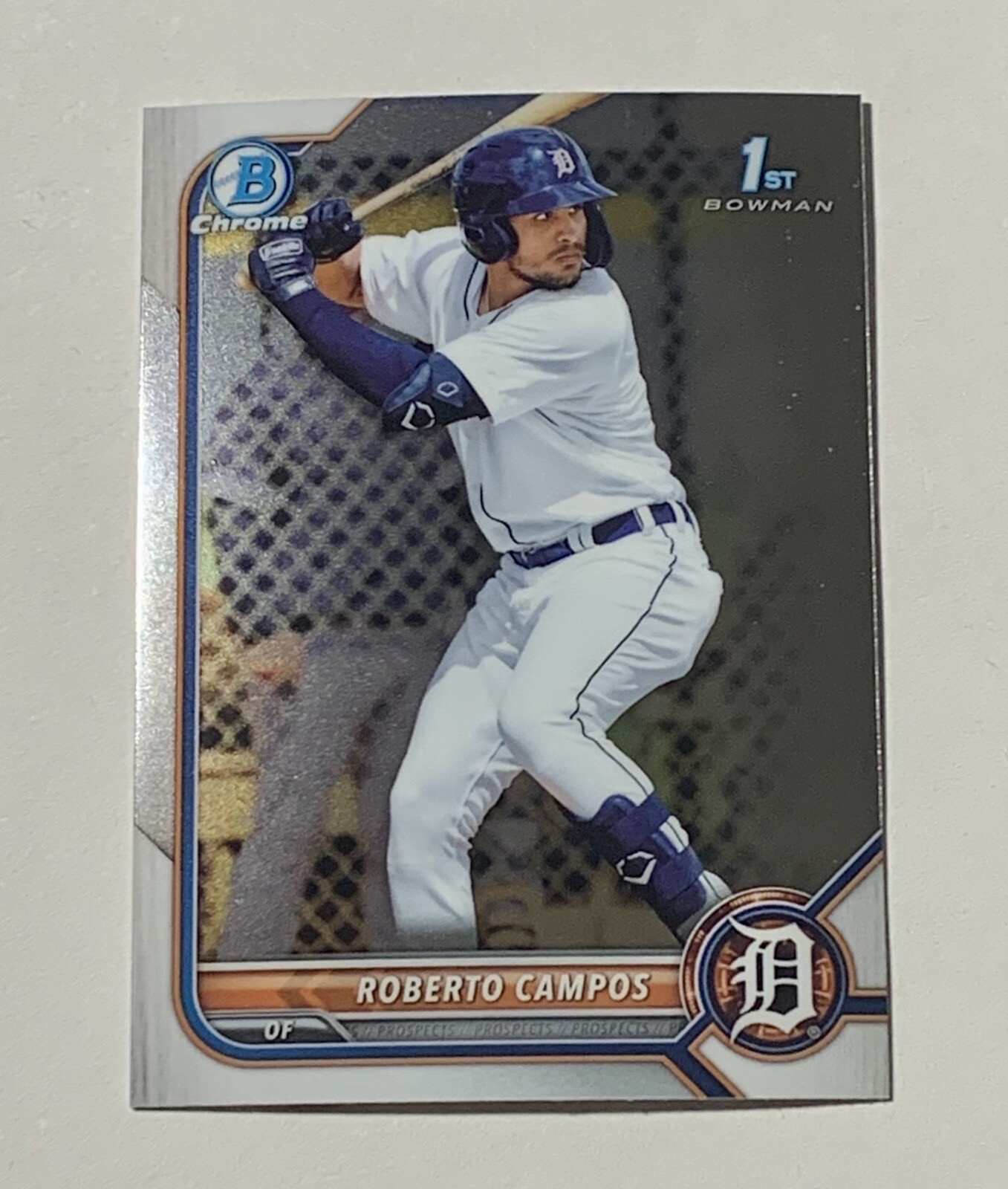 2022 Bowman Chrome Roberto Campos 1st Bowman RC #BCP-14 Detroit Tigers