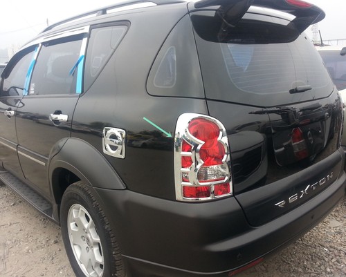 Chrome Tail Lamp Cover Molding:2p Made KOREA for SSANGYONG REXTON 2006~2011 - 第 3/8 張圖片