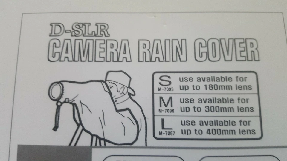 Matin D-SLR Camera Rain Cover, Size Medium - Brand NEW - Image 4 of 4