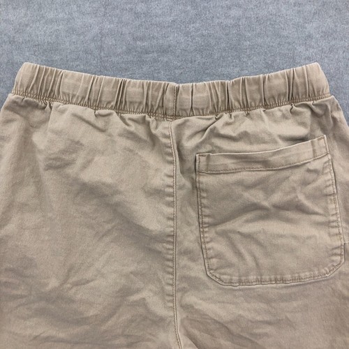 Old Navy Beige Shorts Elastic Drawstring Khaki Waist Women's Regular XXL 18 - Picture 10 of 11