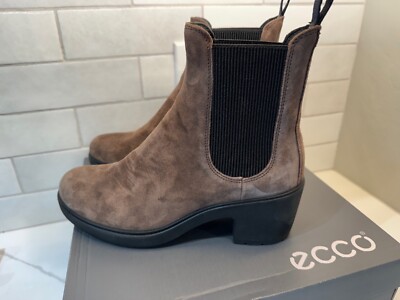 ECCO Womens Metropole Zurich Chelsea Boots Color: Coffee Size 7-7.5/ EU 38 NEW