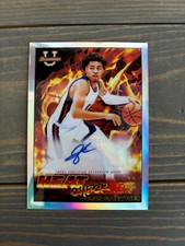 Julian Strawther - 2022 Topps Bowman University Heat Check Auto - 01 /99 Gonzaga