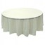 2-Pack Clear Plastic Round Tablecloths - 84 Inch Diameter, Disposable/Reusable