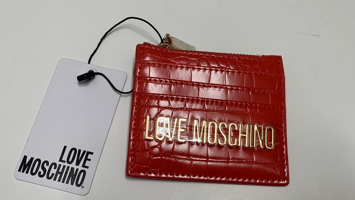 財布・小物その他 LOVE MOSCHINO Woman Wallet Red JC5733PP0LKL0 500 Love Moschino Women's Wallet at Amazon Women's Clothing store