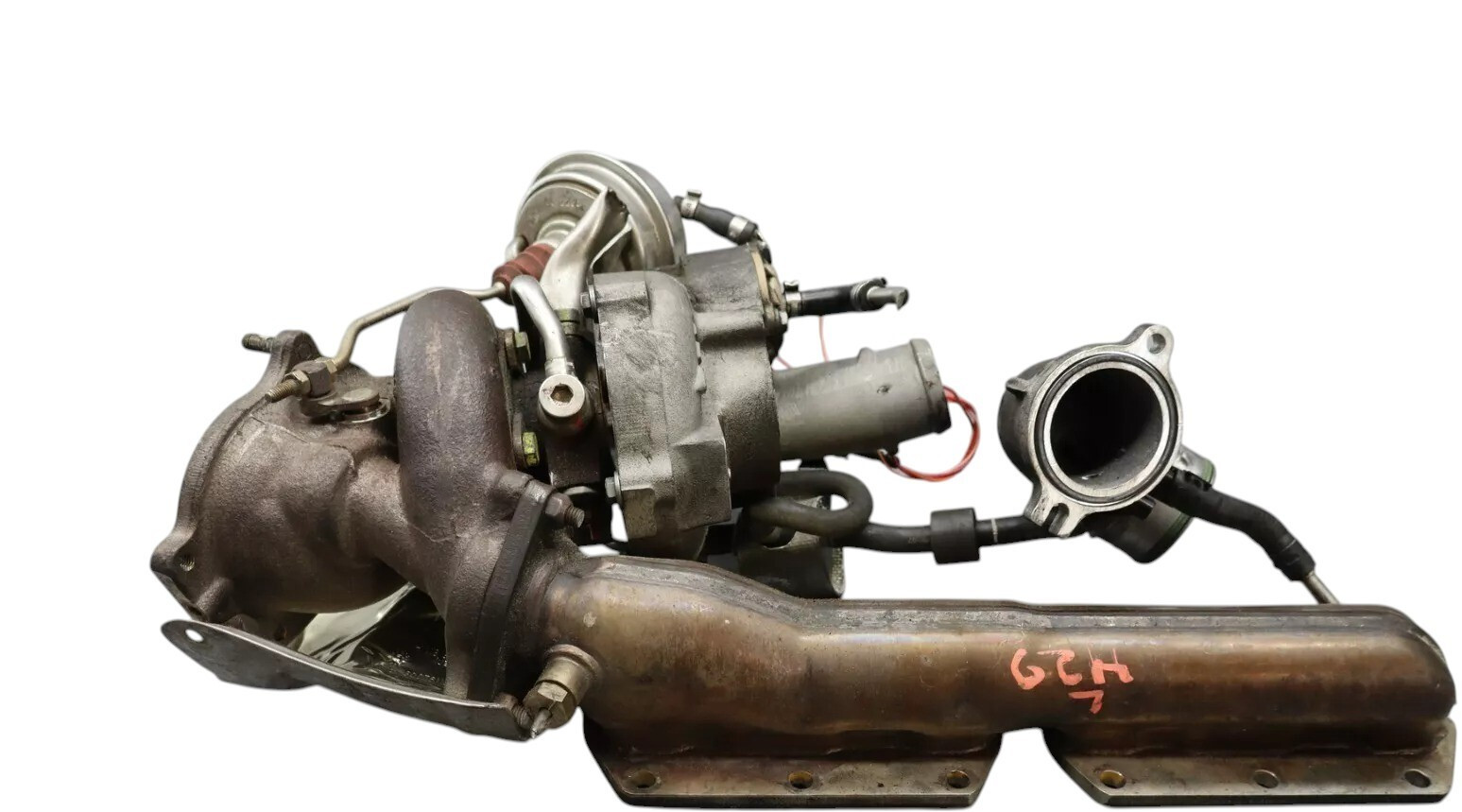03-08 Bentley Continental GTC GT 6.0L Left Side Turbocharger  Turbo Manifold OEM