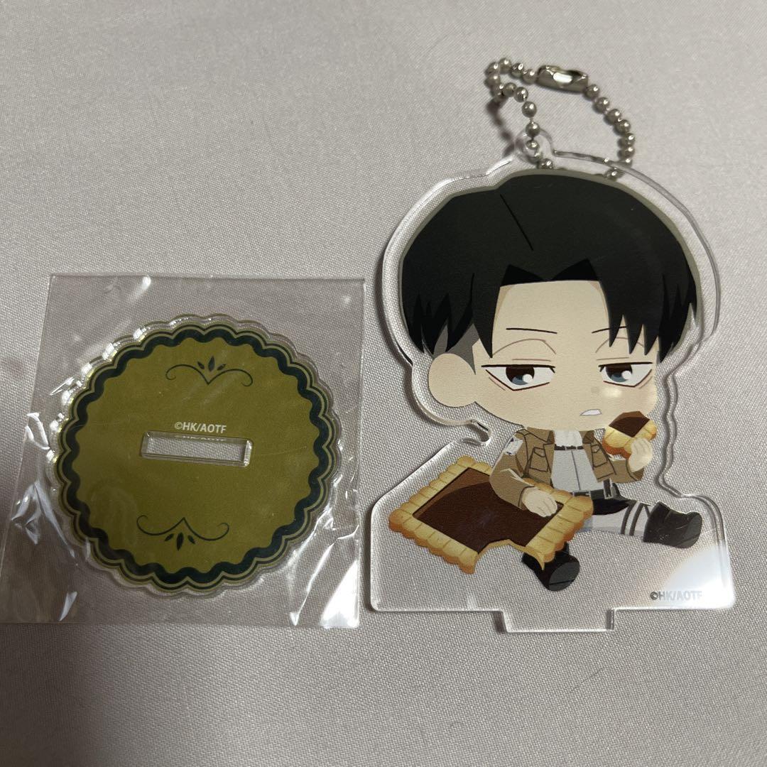 Attack on Titan Levi Collaboration Cafe Honpo Acrylic Stand Anime character