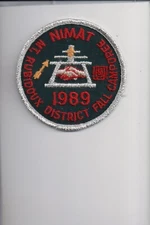 1989 Mt. Rubidoux District Fall Campore patch