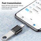 USB A to OTG Adapter for iPhone iPad USB Stick Camera Data Fast Loading 3.0