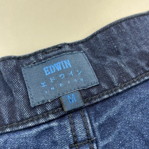 Pantalones Cortos Edwin UNIVERSE Para Hombre Medianos W34 Azul Índigo Denim 8 pulgadas Papá - Imagen 7 de 12