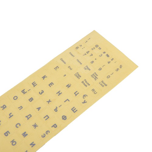Russian Transparent Keyboard Stickers Letters for Laptop Notebook Computer PC.Z0 - 第 10/10 張圖片