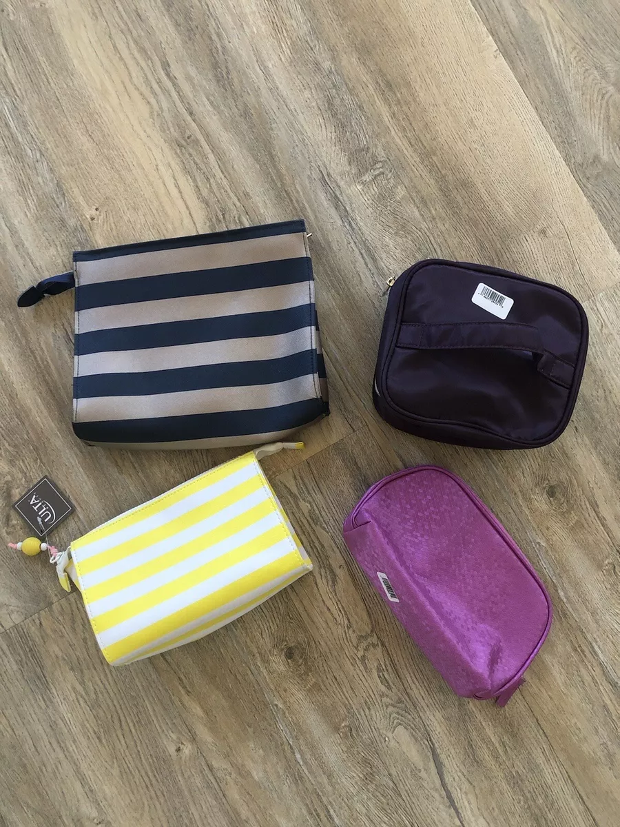 Bundle 4 makeup bags pouches cute! ULTA