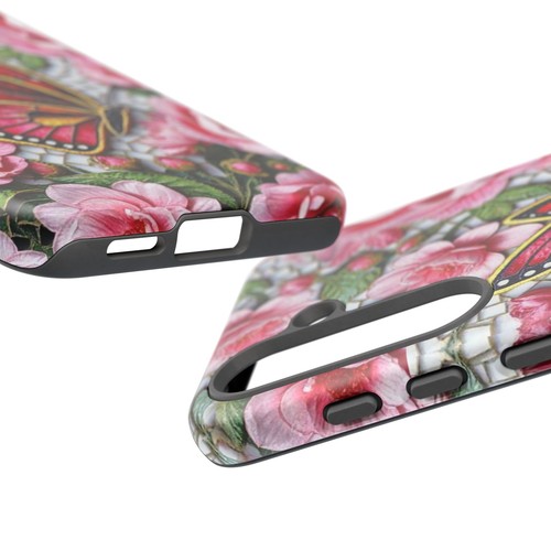 Rose Tough Case Butterfly Mosaic Pink iphone 16 15 14 13 S25 S24 S23 S22 - 第 145/240 張圖片