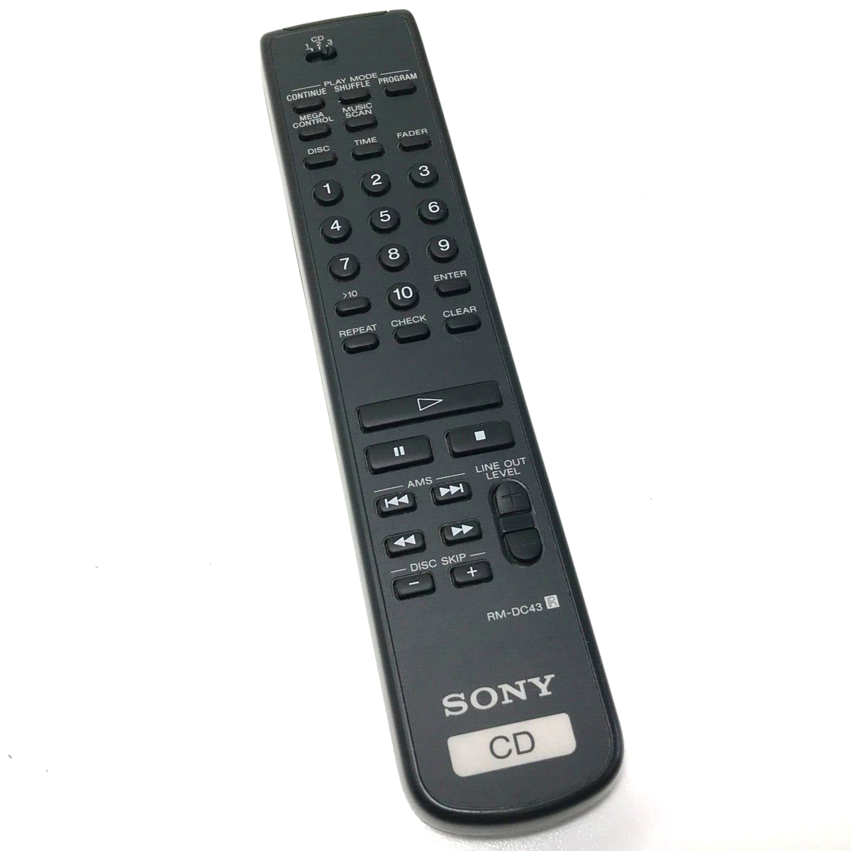 Genuine Sony RM-DC43 CD Player Remote Control for CDP-505 CDP-510