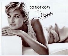Foto autografiada firmada por la princesa Diana reimpresión 8x10 #2 ¡LADY DI!!