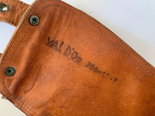 VTG Old French BMJA Ranger Mle Military Leather Boots Indochina Armee France 50s - Picture 13 of 23