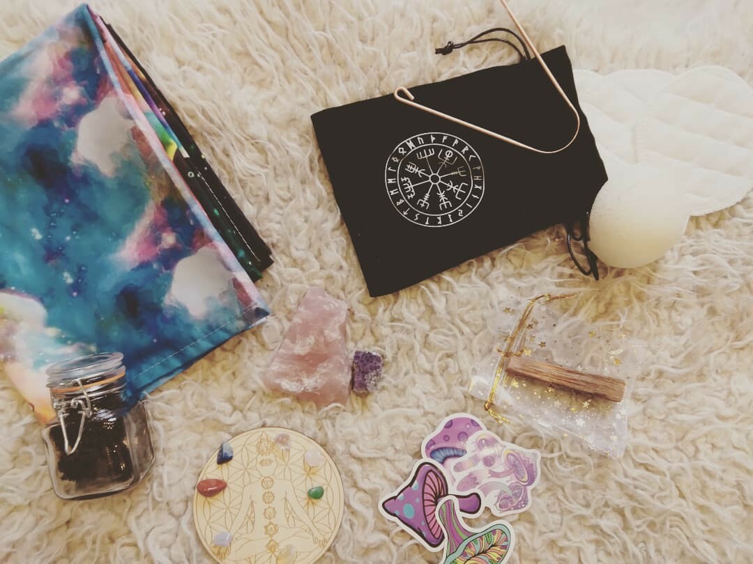Witch box psychédélique : coffret ésotérique mystique magique