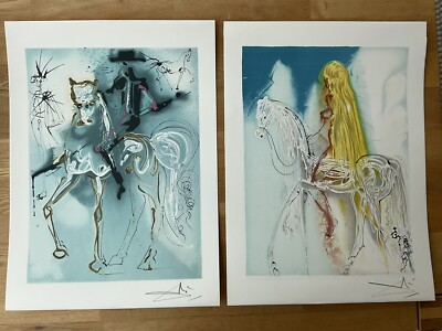 Salvador Dali ''Lady Godiva''  Picador  Lithographie Limit. Zertifikat ars mundi